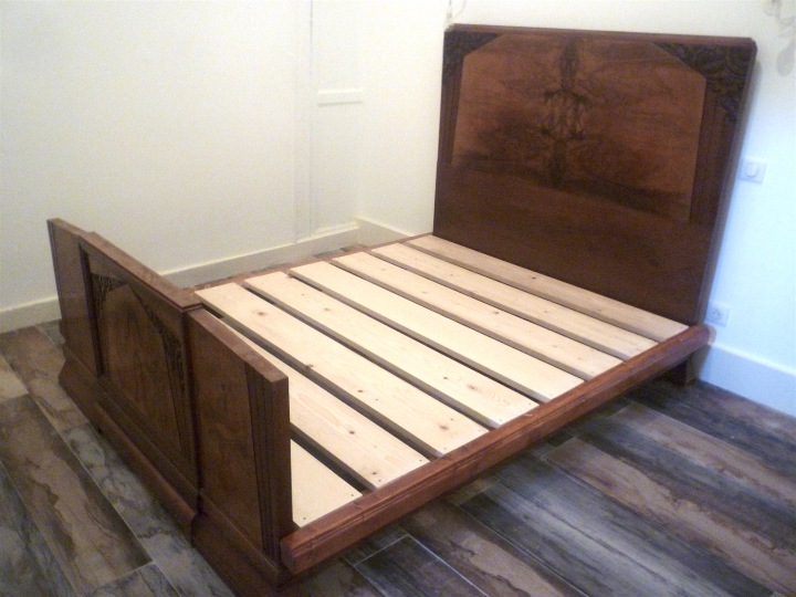 back bedroom bed