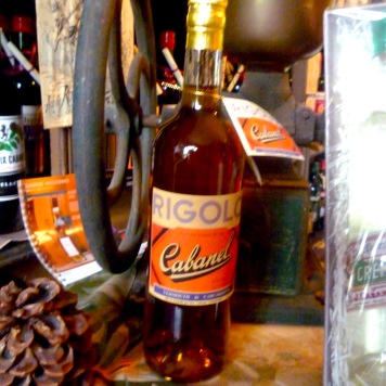 Rigolo...the name means funny. It's a vermouth.